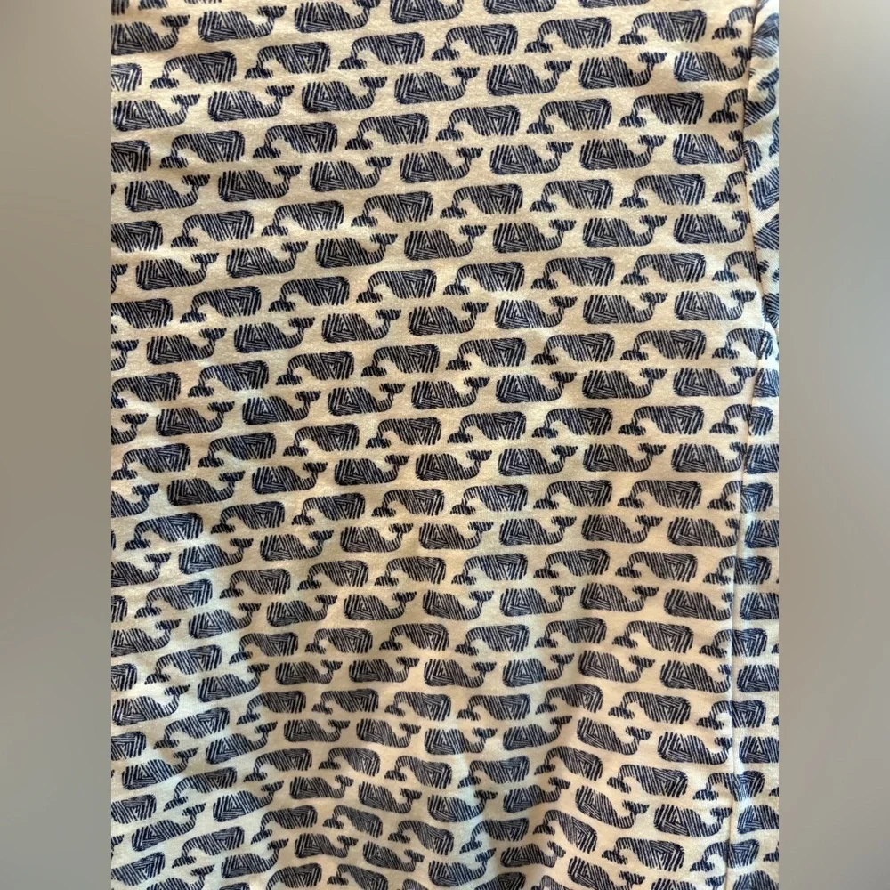 Vineyard Vines Girls Reversible Whale Print Sherpa Bomber Jacket Size M 10-12
